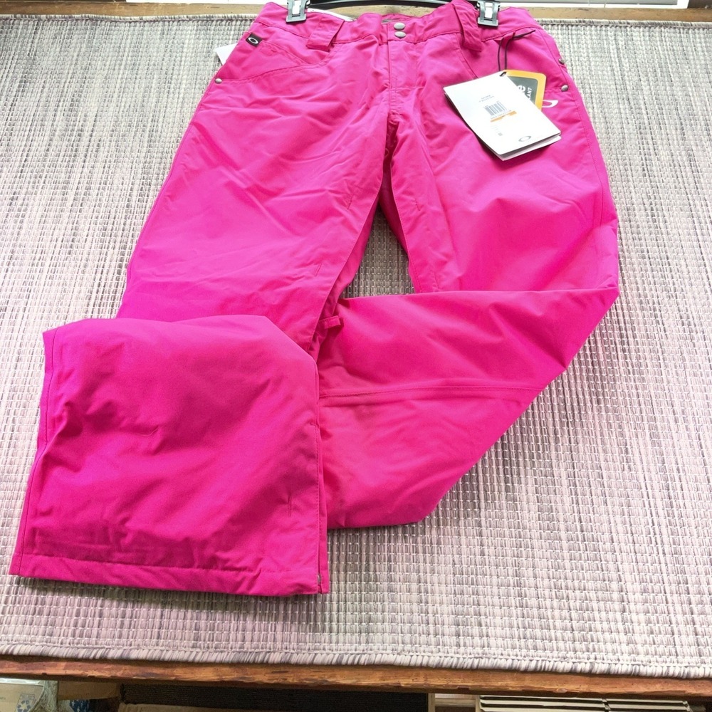 Oakley Tech Womens Pink Ski Snowboard Pants Thinsulate Insulated Small NEW